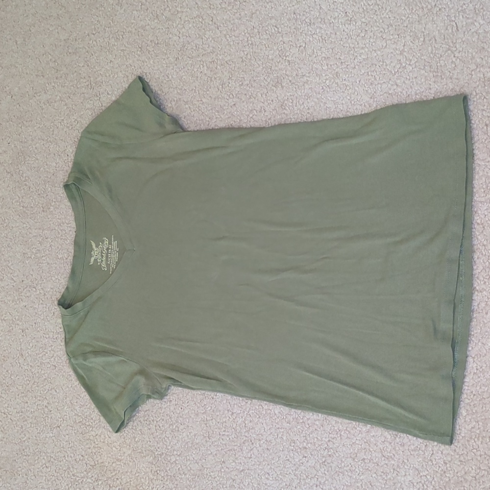 Green Faded Glory Tee